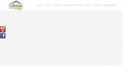 Desktop Screenshot of cabanasdejavalambre.com